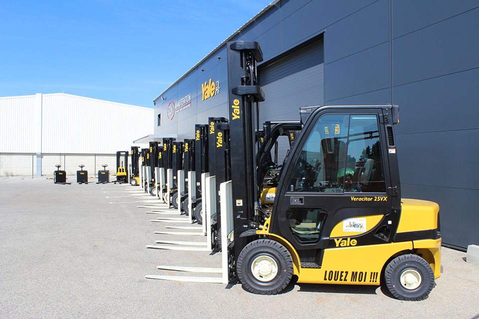 Flotte de véhicules de manutention